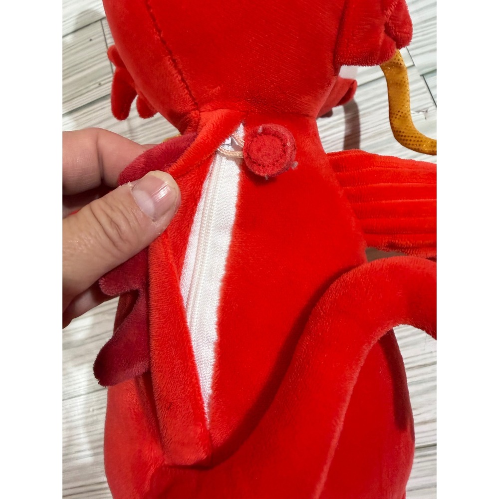 Disney Mulan Mushu Scentsy Buddy Red Dragon Plush Toy Zipper Scent Pak Pocket - Picture 6 of 7